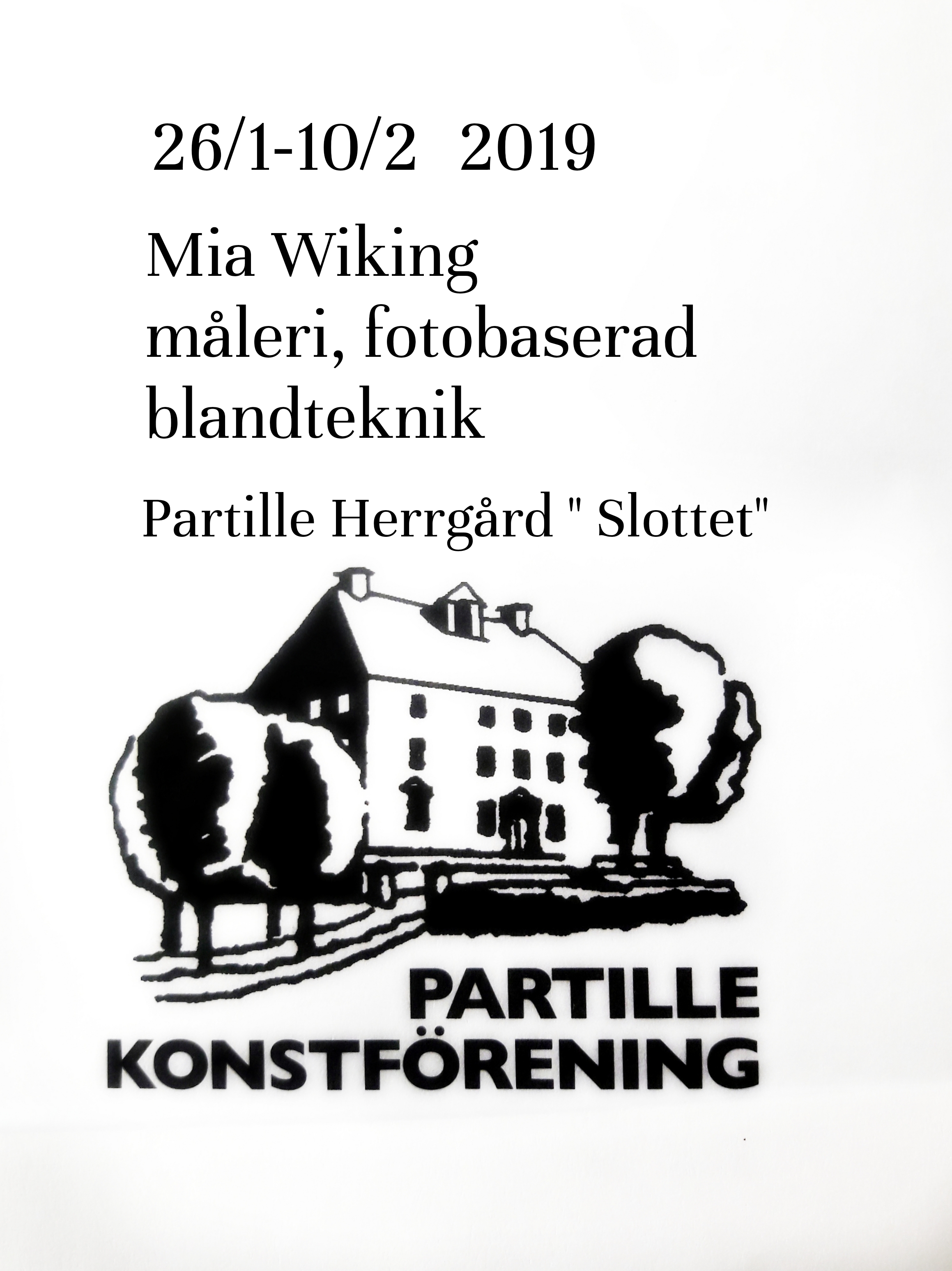 Utställning 2019 Slottet